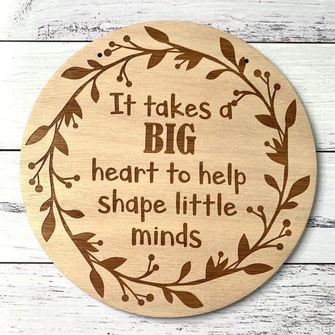 Big heart wall hanging