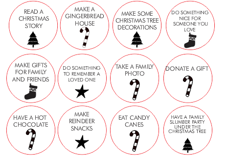 Christmas Activity Tokens