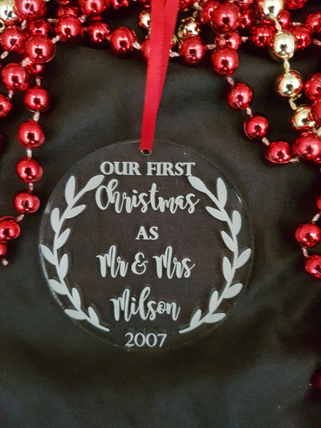 Personalised Xmas Decoration