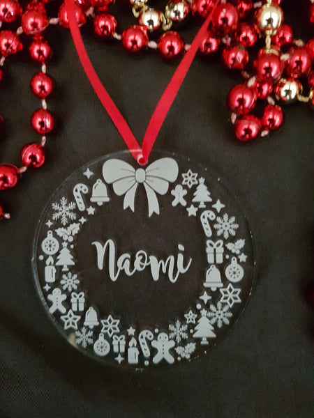Personalised Xmas Decoration