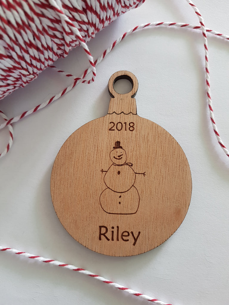 Artwork Bauble (Double sided)