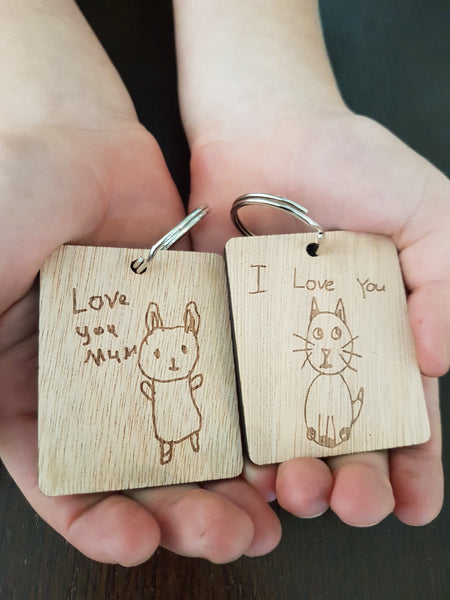 Artwork Wood Keyring
