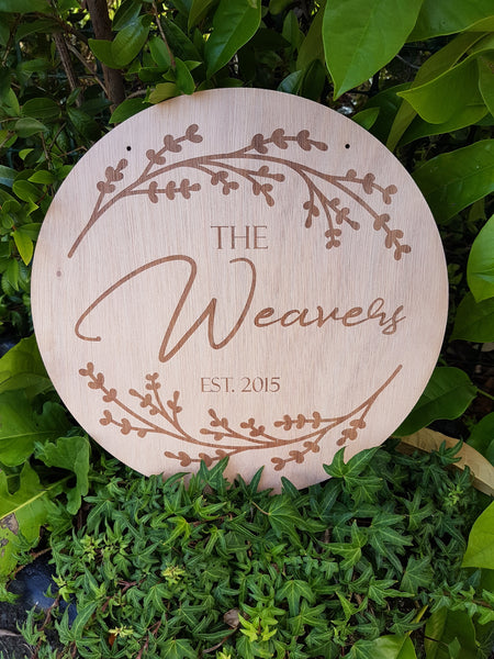 The "Surname" Wall Art