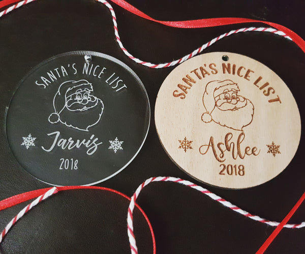 Santa's Nice List Bauble