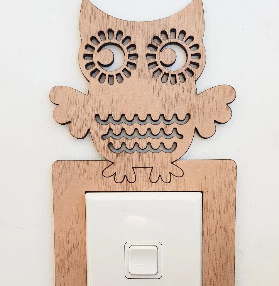 Light Switch Surround - Owl