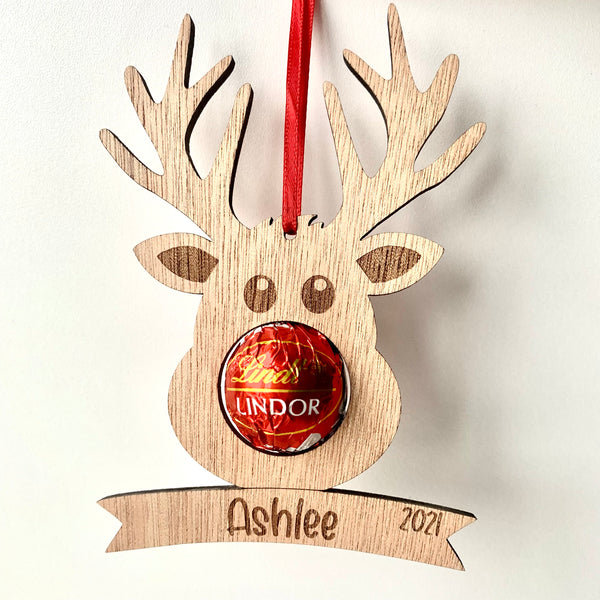 Reindeer chocolate holder