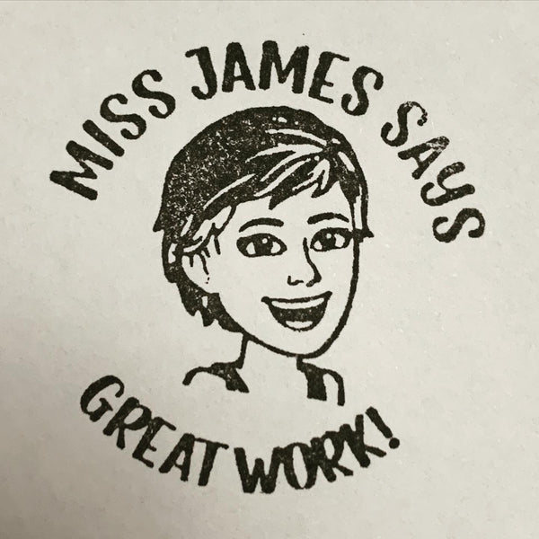 Cartoon Portrait Stamp (Teacher Stamp)