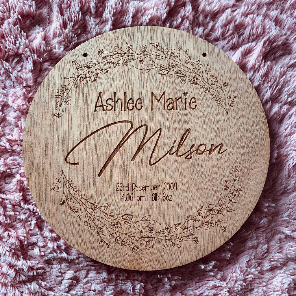 Floral Birth Sign