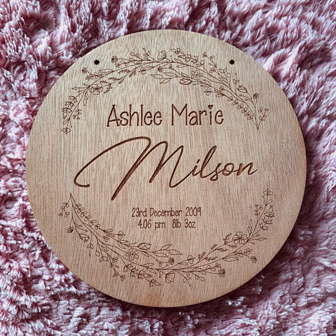 Floral Birth Sign