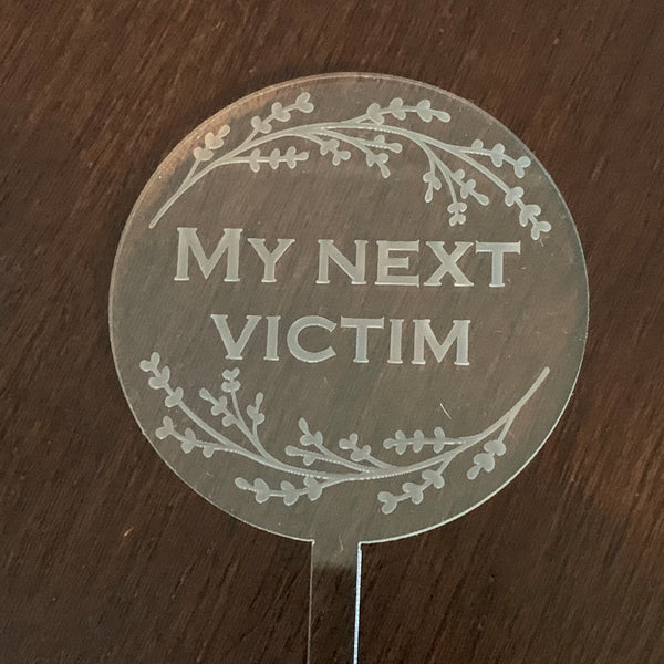 Funny plant markers
