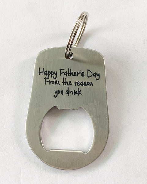 Bottle opener keyring