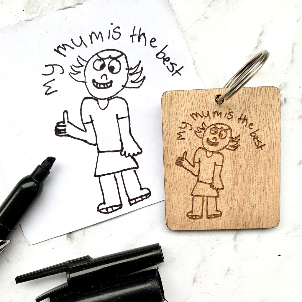 Artwork Wood Keyring