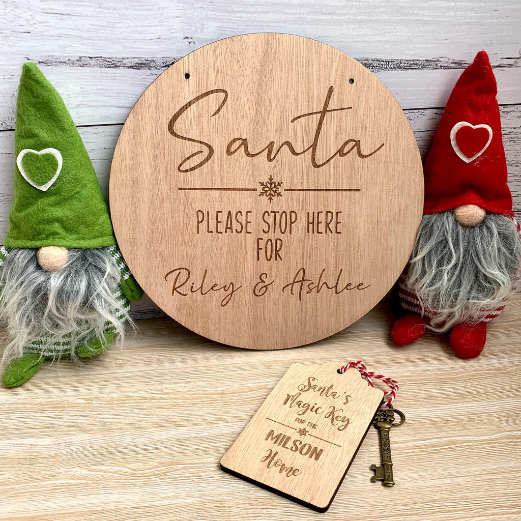 Santa, please stop here for...