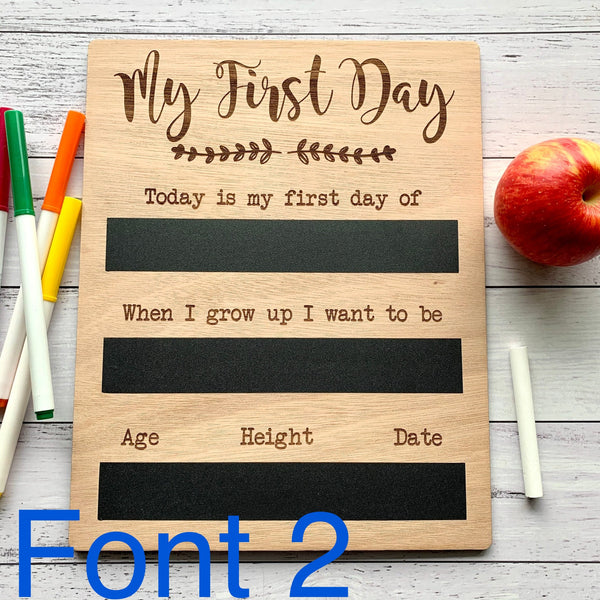 My first / Last day of