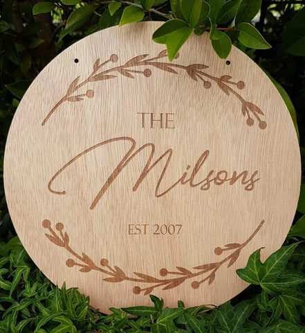 The "Surname" Wall Art