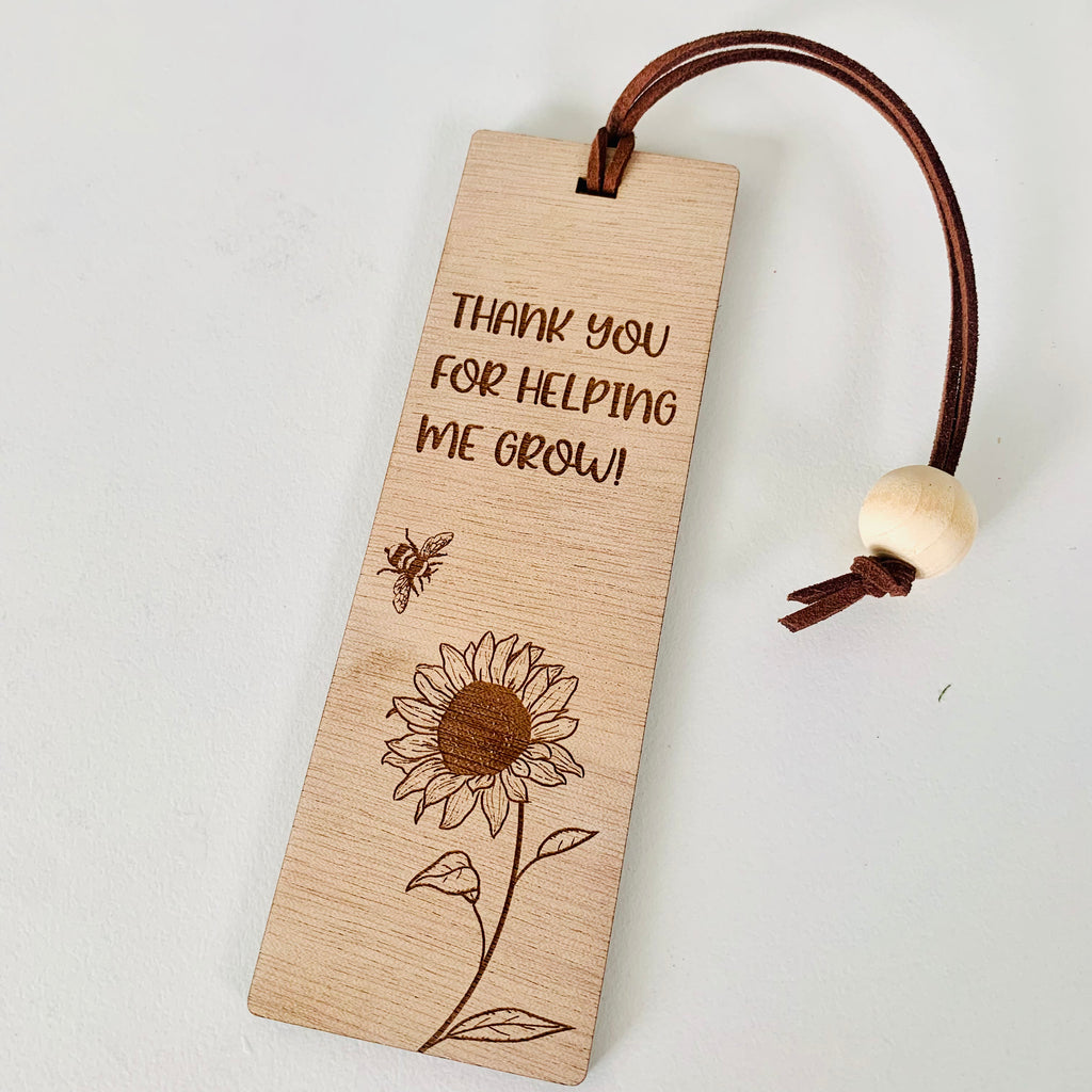 Teacher bookmark - Sunflower