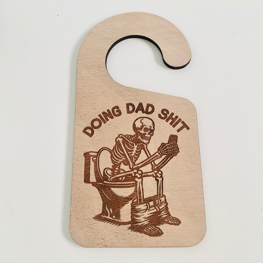 Dad Toilet Door Hanger