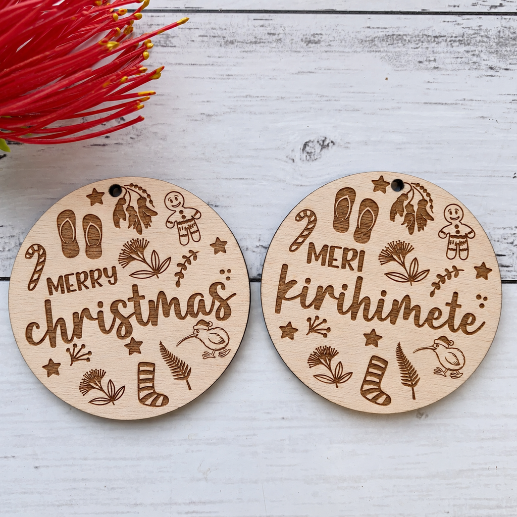 Kiwi Christmas Tag