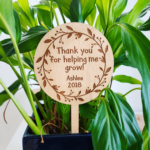 Thank you - Plant marker