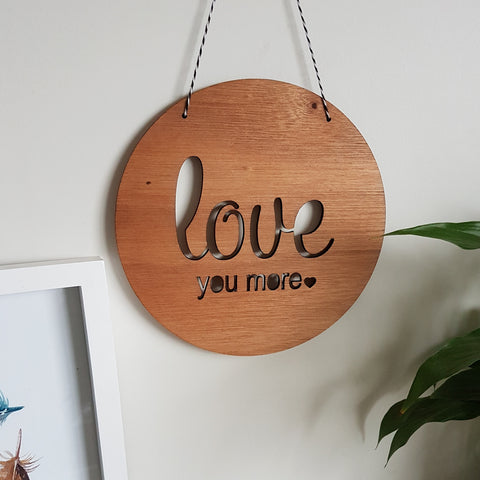 Wall Hanging - Love you more