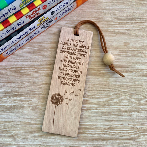 Teacher Bookmark - Seeds