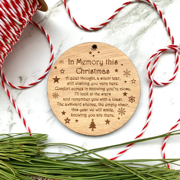 In memory wall hanging
