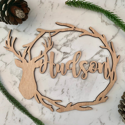 Stag wreath