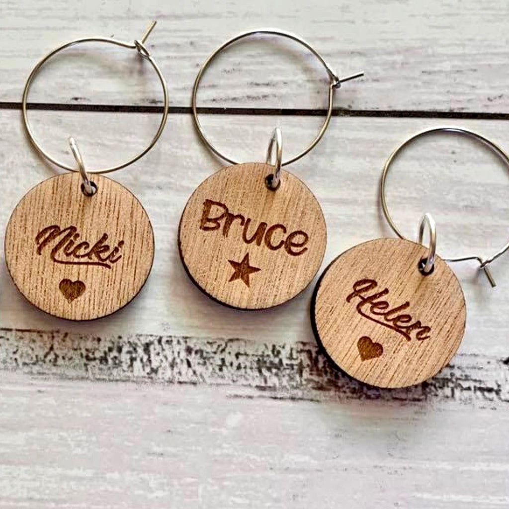 Wine charms - Personalised