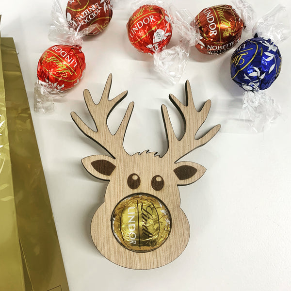 Reindeer chocolate holder
